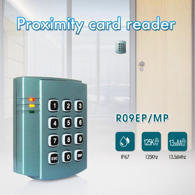 Password Rfid Proximity Card Reader , Access Control Proximity Reader Writer