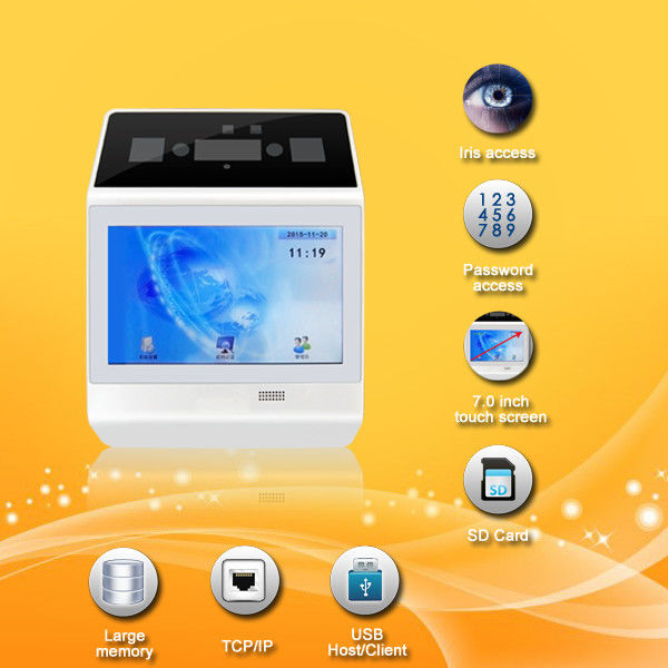 Portable Iris Scanner Attendance System , Stand Alone Access Control System