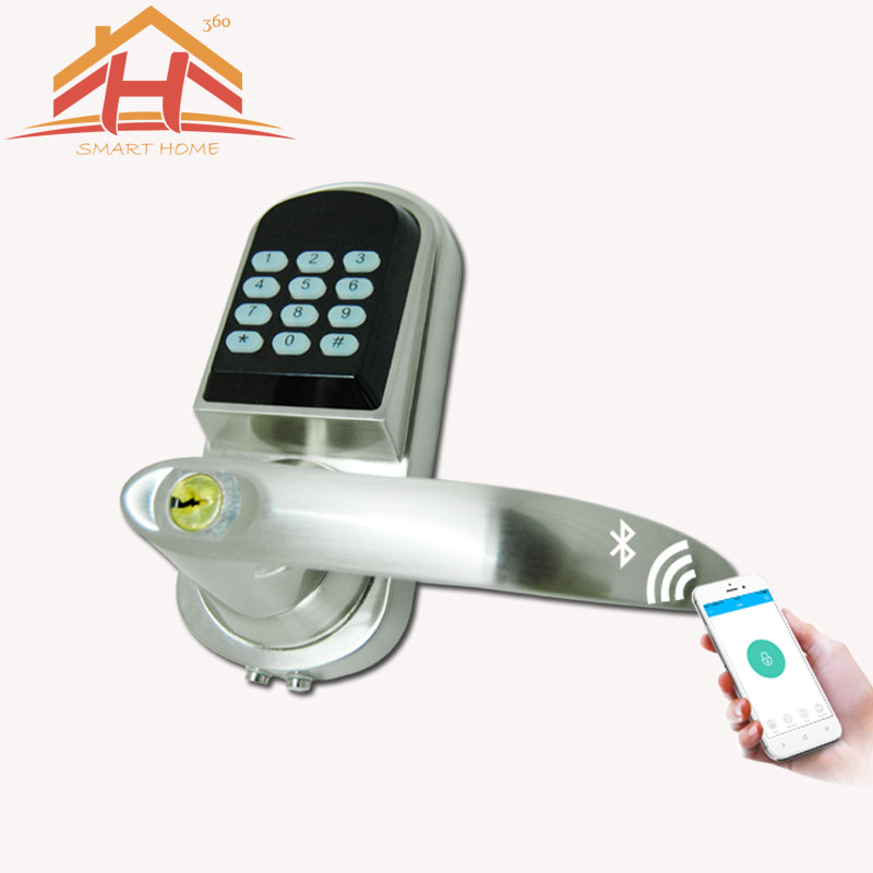 Easy Install Bluetooth Smart Door Lock Keyless Wireless Door