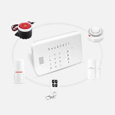 GSM/RF433/ TUYA WIFI Home Security Alarm System wiht Door Sensor/PIR Detector/Srien and Controller