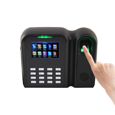Linux Biometric Fingerprint Time And Attendance System Clock With USB Port