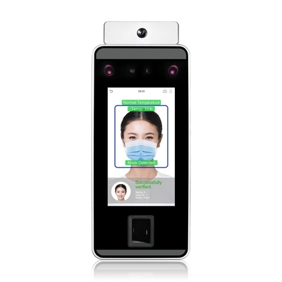 biometric facial recognition time attendance system and temperature face access control terminal FacePro1-TD