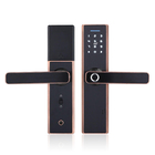 Waterproof Lock and Fingerprint Door Lock for Hotel Dustproof Built-in Doorbell Digital Wireless Door Lock with TTlock