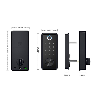 APP Remote Control RFID Card Password fingerprint Wireless Smart Door Lock