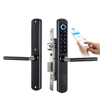 Slim Waterproof Wireless Door Lock for Hotel and Dustproof Digital Smart Door Lock with TT lock Tuya APP