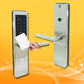 Semiconductor Electronic Card Door Lock Tempered Glass Touch Screen For Office