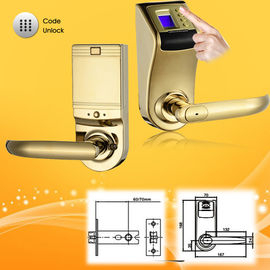 Zinc Alloy with Chrome Plating Casing Security Password Door Lock