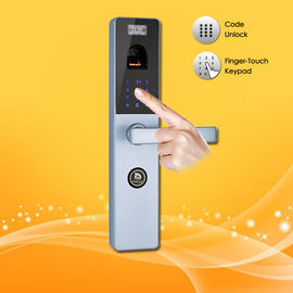 Finger-Touch Password and Biometric Fingerprint Door Lock with Handle Direction Reversible