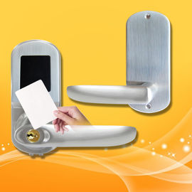 Easy Operated RFID Card Door Lock With Mechanical Key Code / Auto  Locking Mode