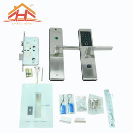 Bluetooth Touch Screen Fingerprint Door Lock Low Voltage Warning with IC Card