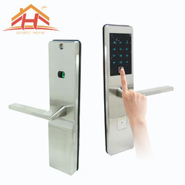 Bluetooth Touch Screen Fingerprint Door Lock Low Voltage Warning with IC Card