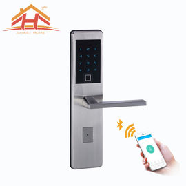 Intelligent Bluetooth Smart Door Lock Tempered Glass Touch Screen With Hidden Keyhole