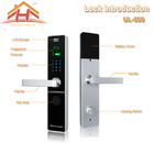 Keypad Biometric Fingerprint Door Lock With Electroplating And Polishing Finish