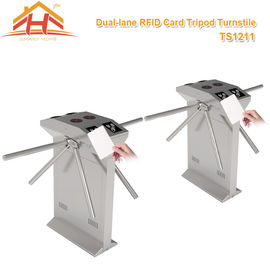 Building Access Control Systems Drop Arm Turnstile , Electronic Turnstile Gates