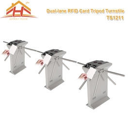 Building Access Control Systems Drop Arm Turnstile , Electronic Turnstile Gates