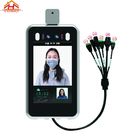 8 inch Color Screen Face Recognition Biometric Fingerprint  Access Control System with Temperature Detector
