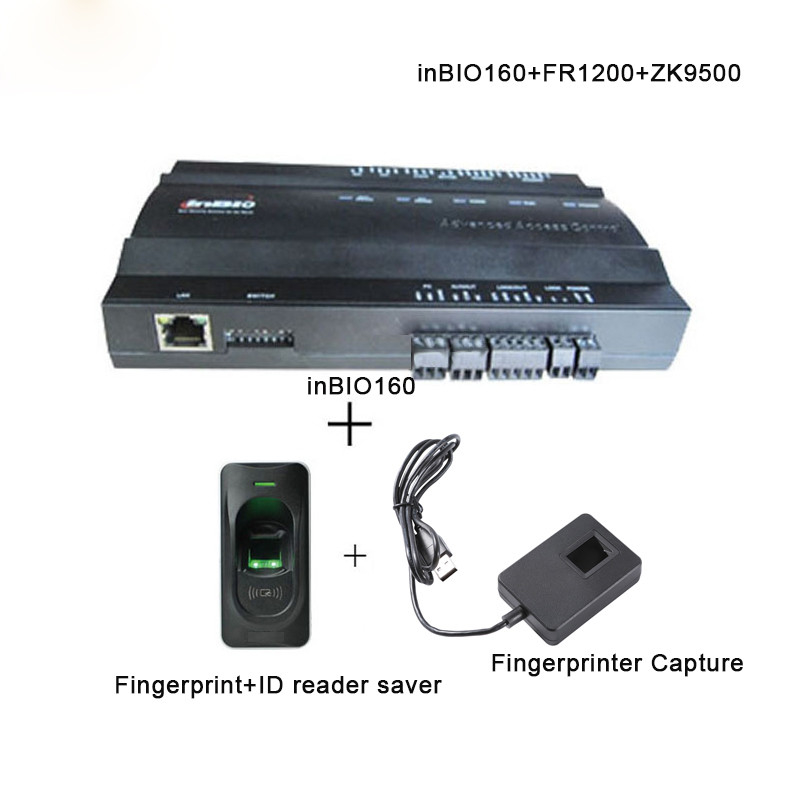 Single Doors Access Controller IP-Based Connect with Fingerprint/RFID Card Reader(Inbio160)