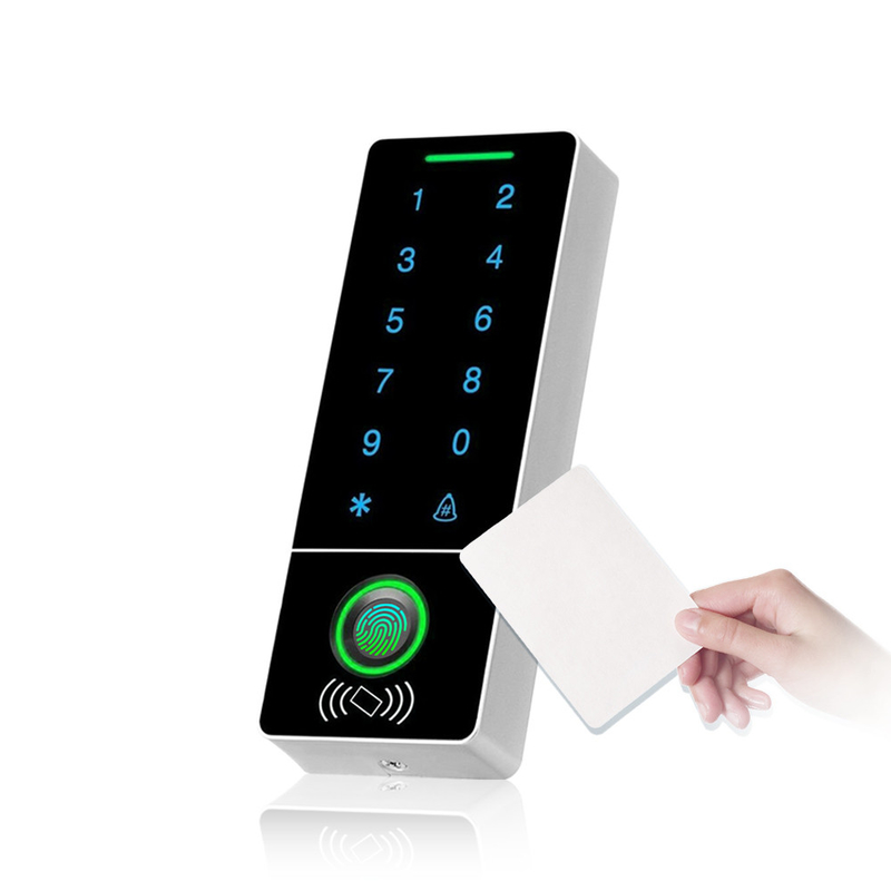 Fingerprint and RFID Card Access Control Reader Support Password Waterproof IP65