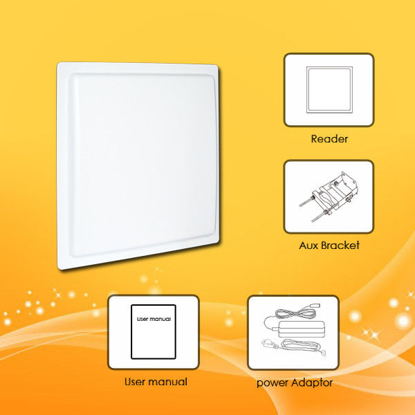 15 Meter UHF RFID Integrated Reader RF Output Power Up To 30dbm , Low Power Dissipation