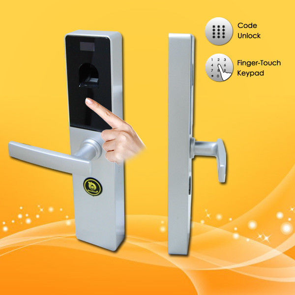 Finger-touch Keypad Password Door Lock Anti-theft with ID Card Reader