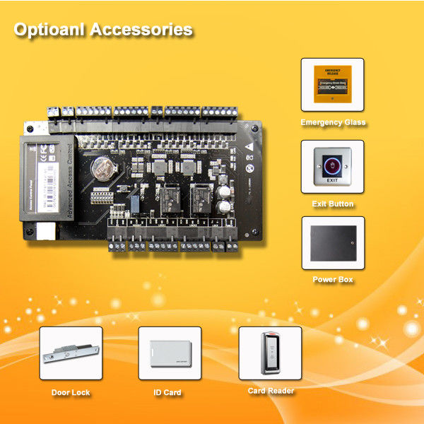 Reliable Access Controller Board , 4 Door Controller Access Control System