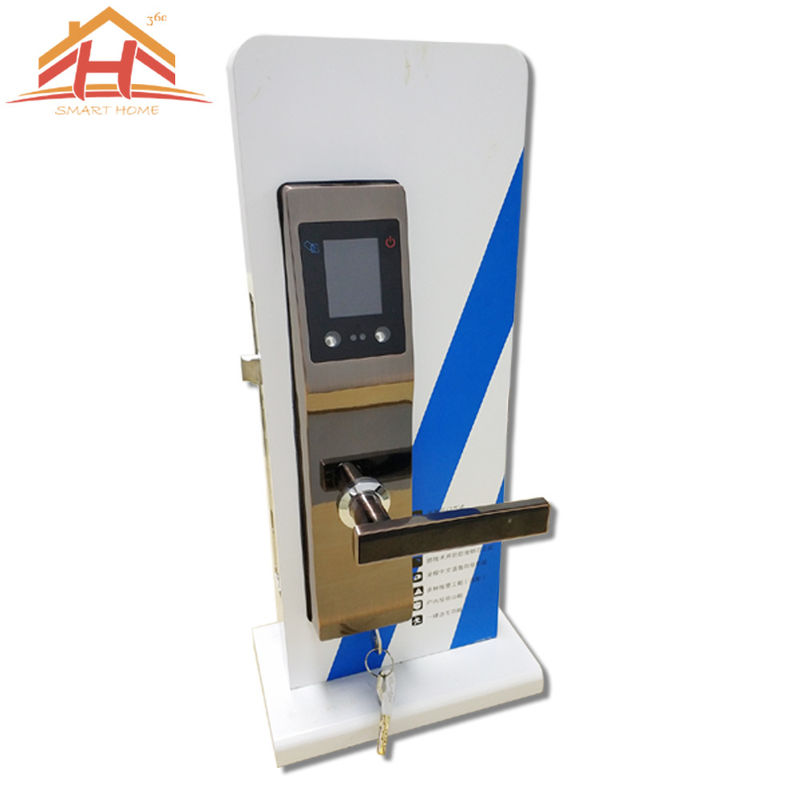 Metal Face And Palm Recognition Biometric Door Lock With Touch Screen