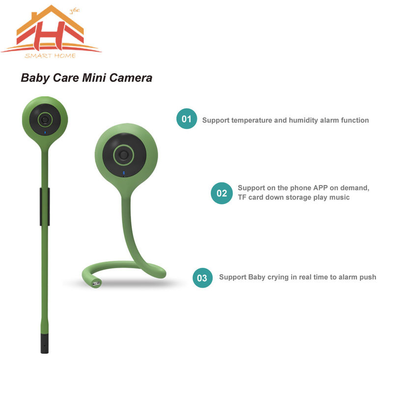 Two Way Audio Home Mini P2P IP Camera Baby Monitor and Music Song