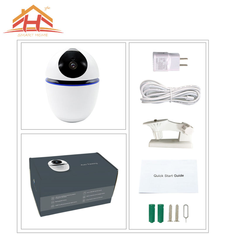 Auto Motion Tracking Smart Home IP Camera Battery Powered 360 Wireless Camera