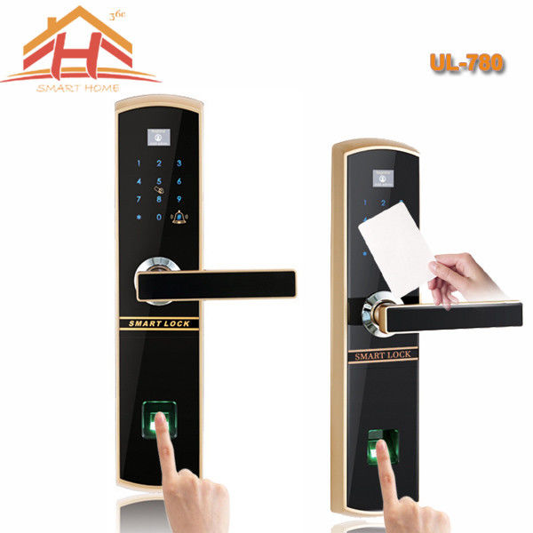 High Efficiency Smart Card Door Lock with Fingerprint Recognition