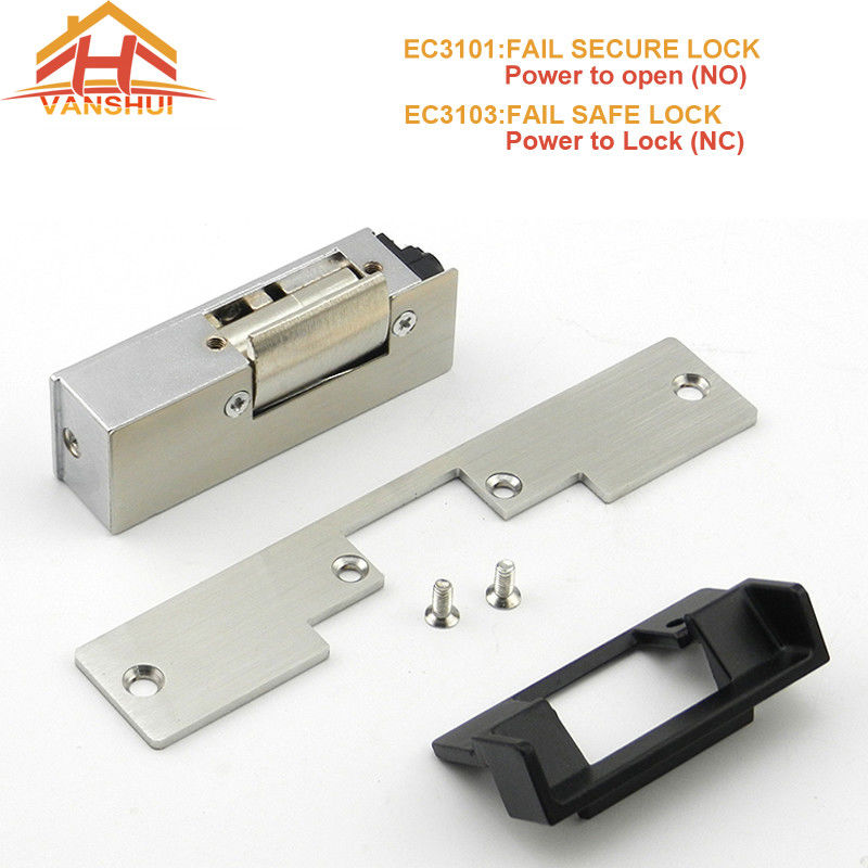 Door Access Control American Type Electromagnetic Lock 304 Stainless Steel Strike
