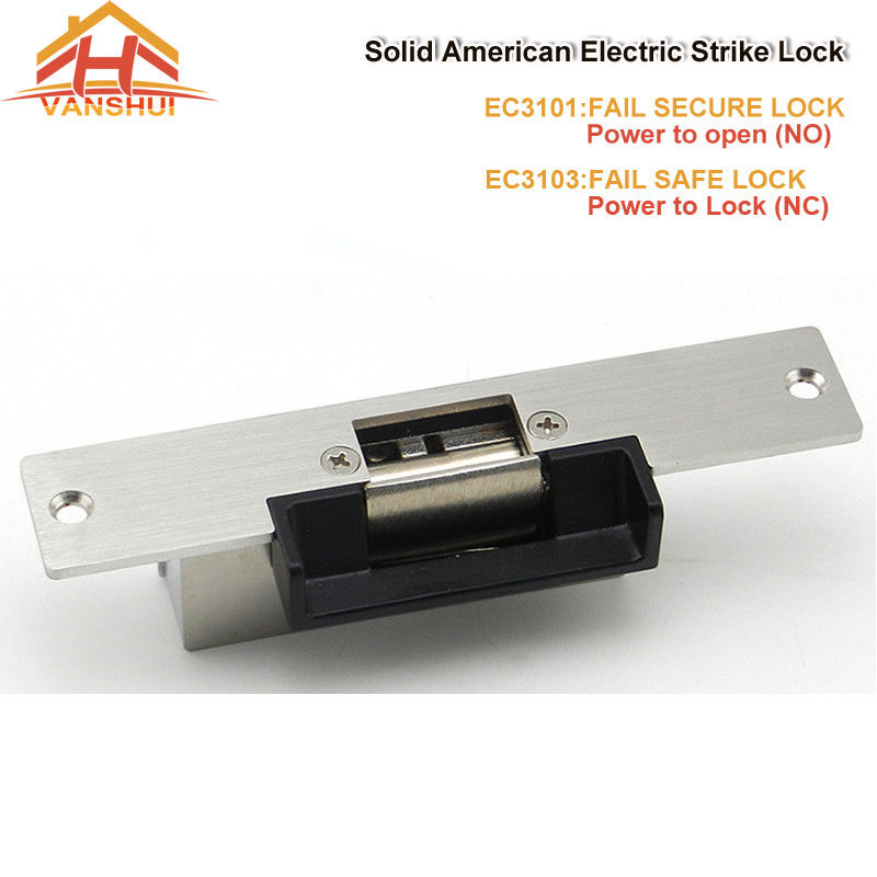 Door Access Control American Type Electromagnetic Lock 304 Stainless Steel Strike