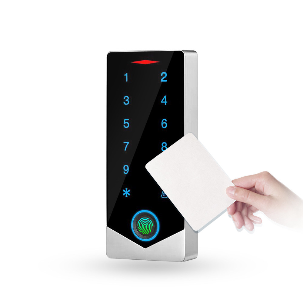 Fingerprint and RFID Card Access Control Reader Support Password and BT ...