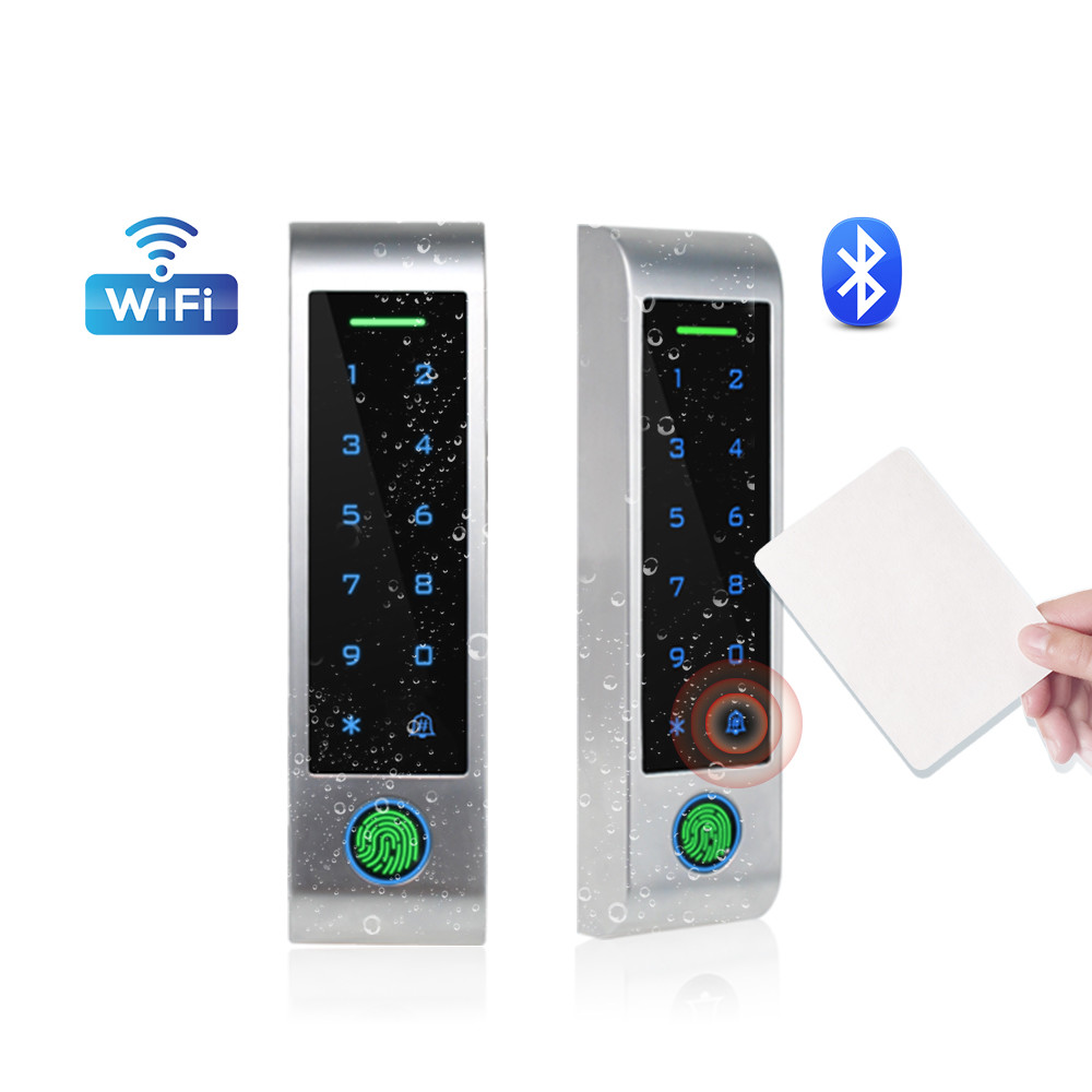 WIFI Tuya Smart Security Door Lock Biometric Fingerprint Access Control ...