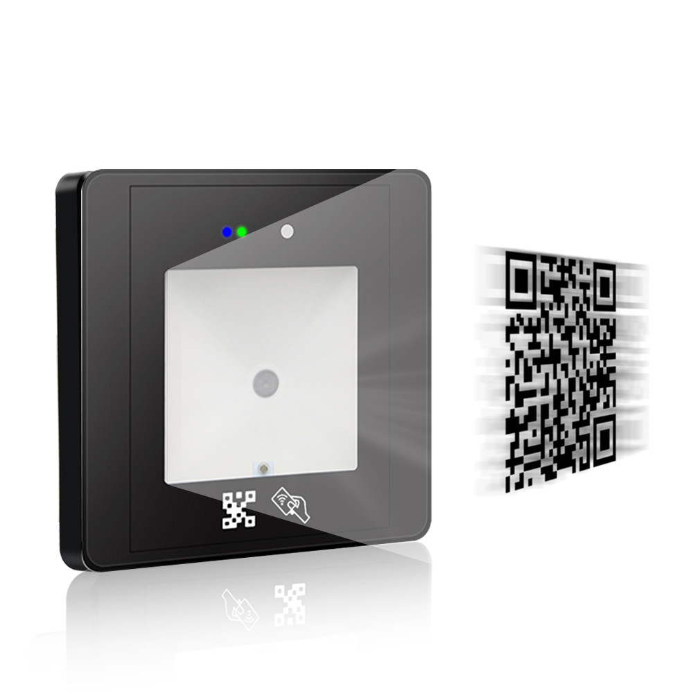 RFID Card 1D and 2D turnstile QR code access control reader with USB ...