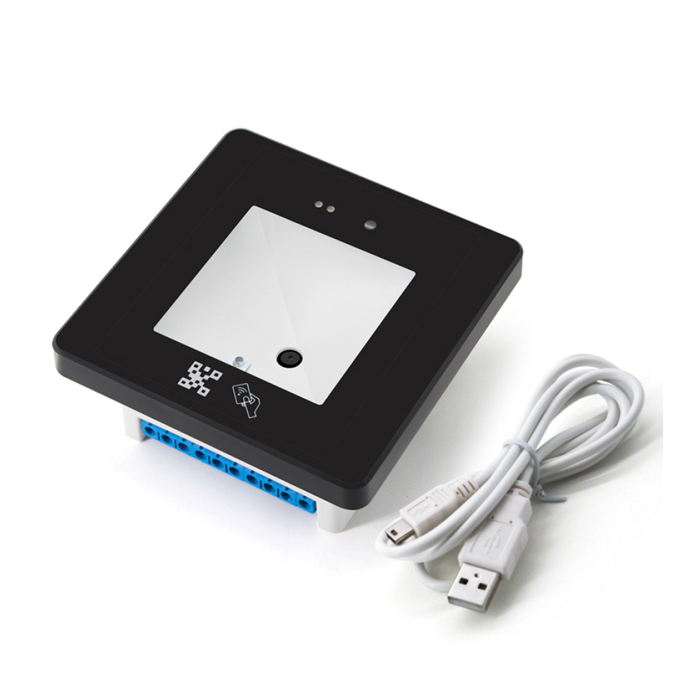 RFID Card 1D and 2D turnstile QR code access control reader with USB ...