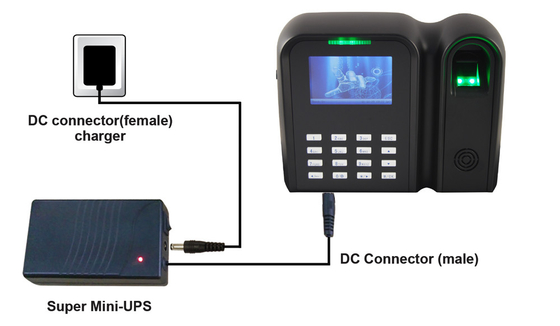 Biometric Time Recording System With SSR Fingerprint With Multi Language