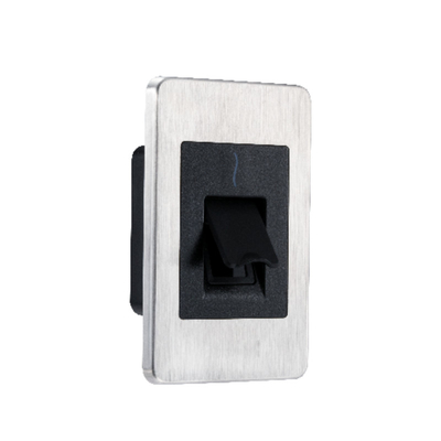 Waterproof IP65 Stainless Steel Flush-Mounted SilkID Fingerprint Reader with RS485