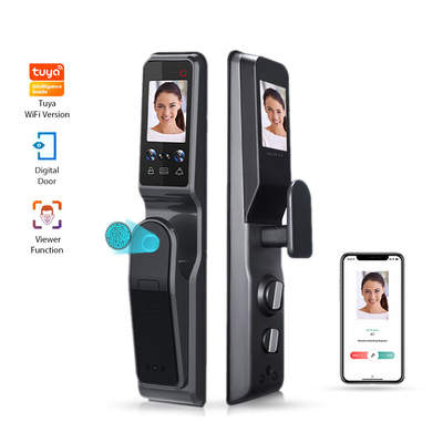 Face/Fingerprint/Palm and Password IC Card Smart Door Lock with TUYA WIFI/TT Lock APP Viewer Vision Digital with Camera