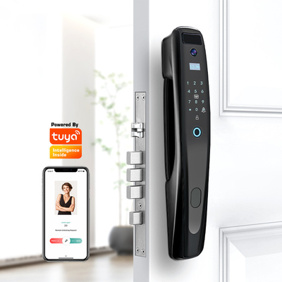 Biometric Fingerprint and Password IC Card Smart Door Lock with TUYA WIFI/TT Lock APP Viewer Vision Digital with Camera