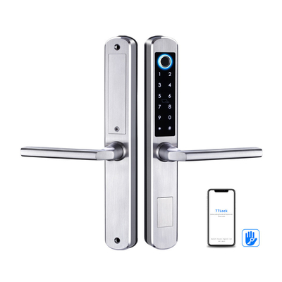 Slim Waterproof Wireless Door Lock for Hotel and Dustproof Digital Smart Door Lock with TT lock Tuya APP