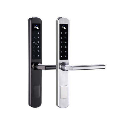 TT lock Tuya APP Slim RFID Card Waterproof Wireless Door Lock for Hotel and Dustproof Digital Smart Door Lock