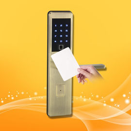 Semiconductor Electronic Card Door Lock Tempered Glass Touch Screen For Office