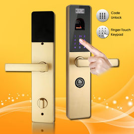 Finger-Touch Password and Biometric Fingerprint Door Lock with Handle Direction Reversible