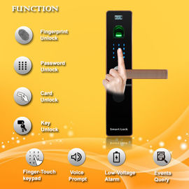 Waterproof Contactless Keyless Fingerprint Door Lock With ID Card Reader