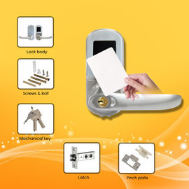 Easy Operated RFID Card Door Lock With Mechanical Key Code / Auto  Locking Mode