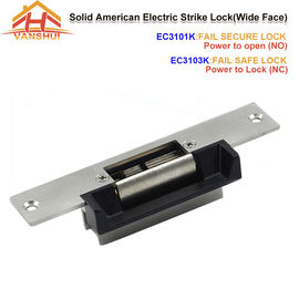 Wide Face Door Electric Strike Lock Access Control With Fail Secure Or Fail Safe Function