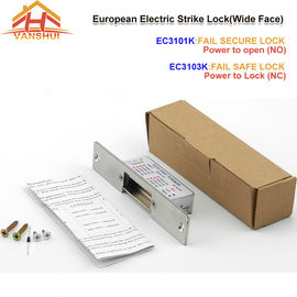 EU Type Access Control Electric Strike Door Lock With Wide Face with NO/NC